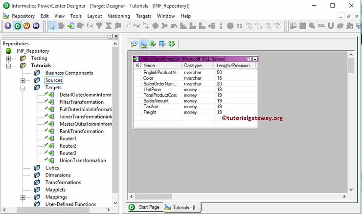 Union Transformation in Informatica 2