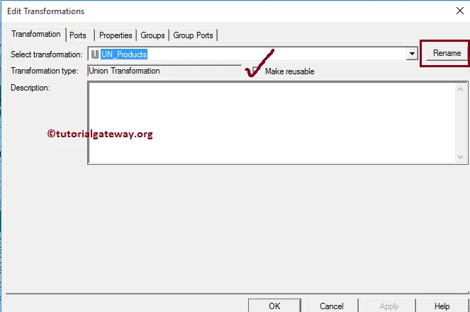 Union Transformation in Informatica 7