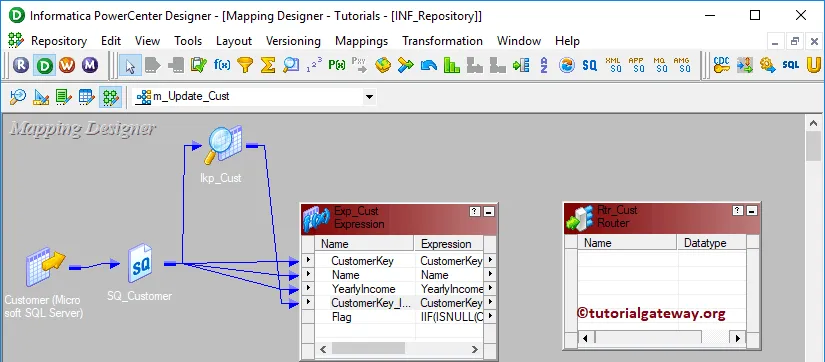 Update Strategy in Informatica Example 20