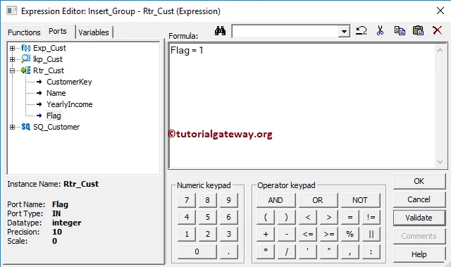 Edit Router Expression 24