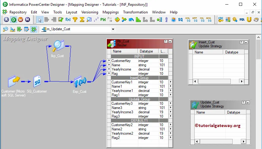 Update Strategy in Informatica Example 27