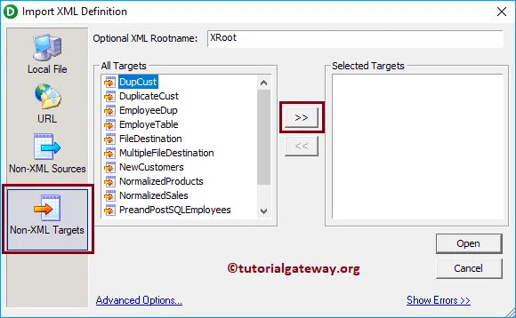 XML Generator Transformation in Informatica 14