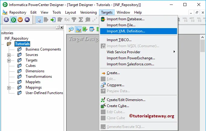 XML Generator Transformation in Informatica 3