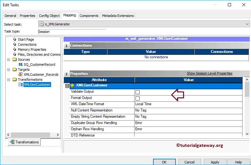 XML Generator Transformation in Informatica 30