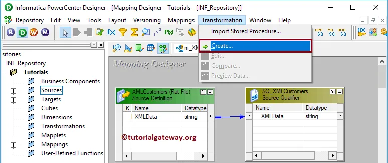 XML Parser Transformation in Informatica 13