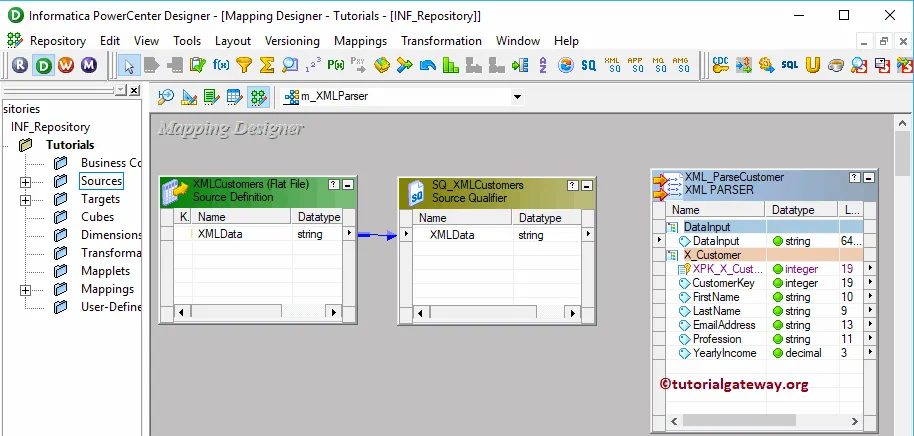 XML Parser Transformation in Informatica 20