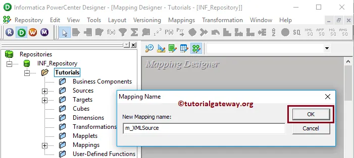 XML Source Qualifier in Informatica 11