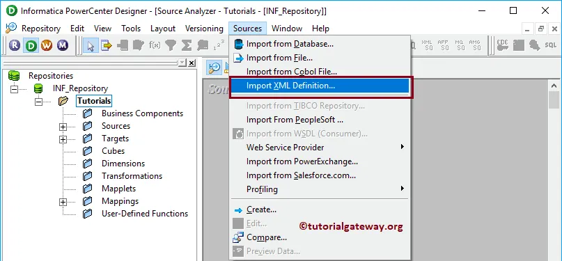 XML Source Qualifier in Informatica 2