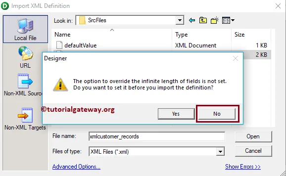 XML Source Qualifier in Informatica 5