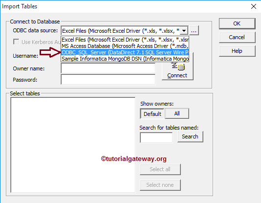 Database Source in Informatica 2