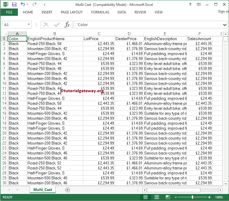 Excel Source in Informatica 1