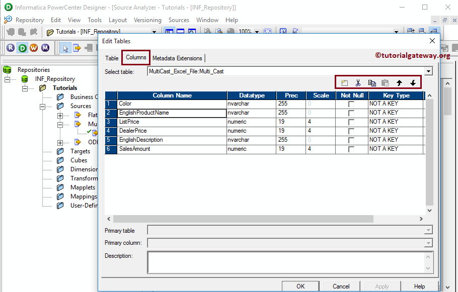 Excel Source in Informatica 12