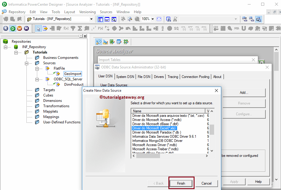 Excel Source in Informatica 3