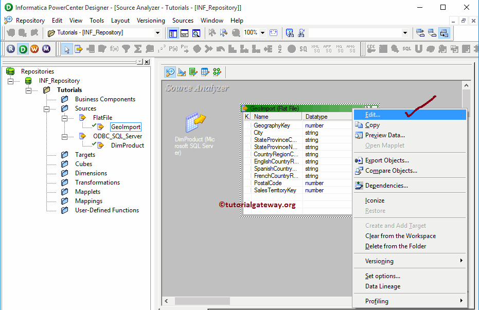 Flat File Source in Informatica 12