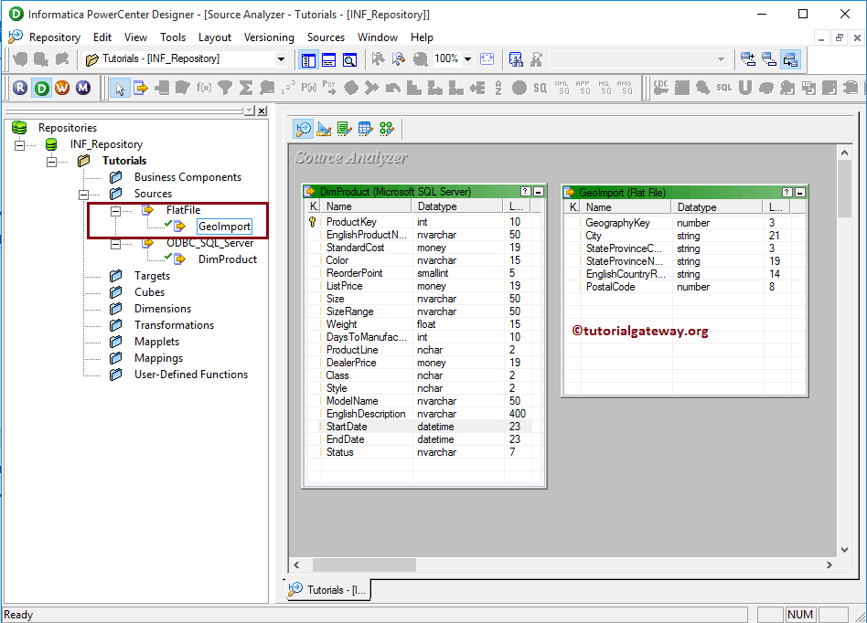 Flat File Source in Informatica 15