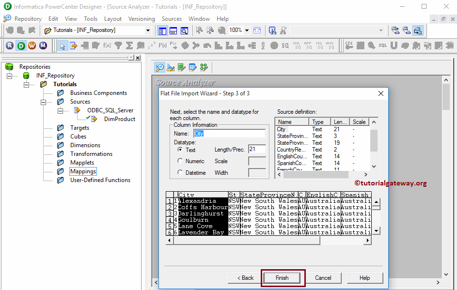 Flat File Source in Informatica 7