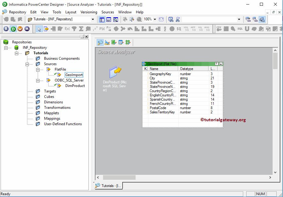 Flat File Source in Informatica 8