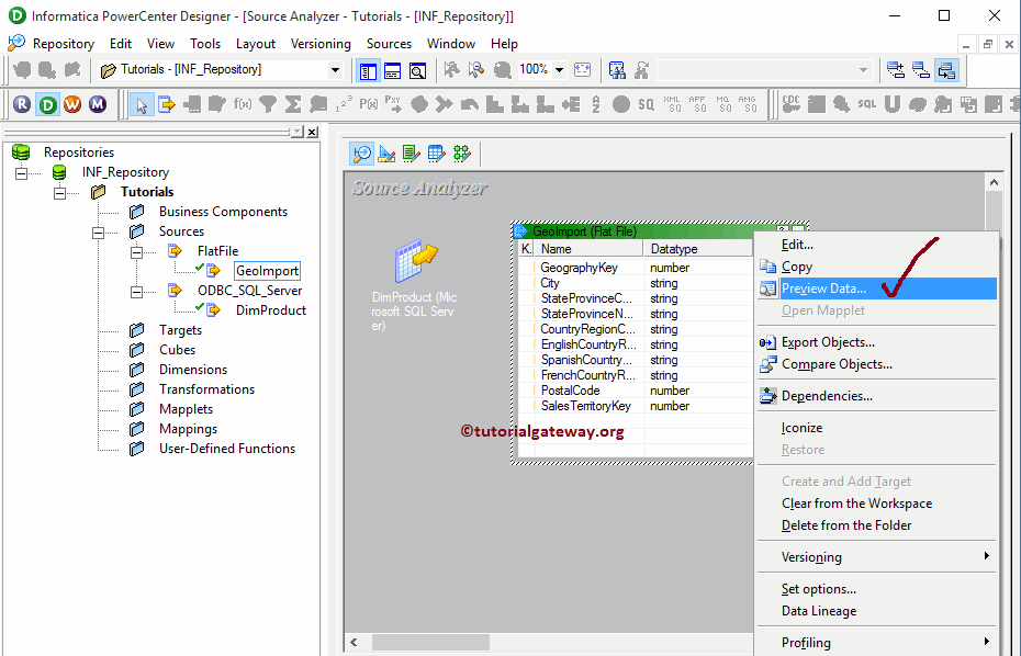 Flat File Source in Informatica 9