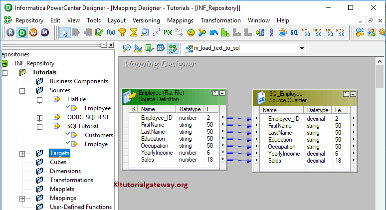 Load Data From Text File to SQL Server in Informatica 14