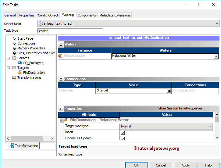 Load Data From Text File to SQL Server in Informatica 25