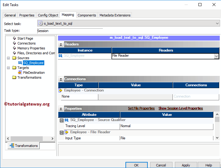 Load Data From Text File to SQL Server in Informatica 26