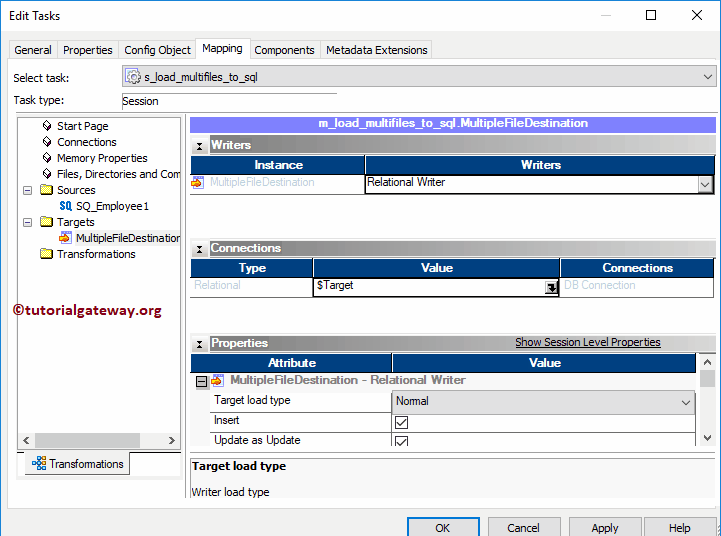 Load Multiple Text Files into SQL Server in Informatica 29