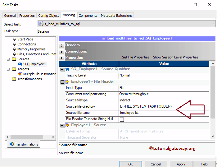 Load Multiple Text Files into SQL Server in Informatica 31