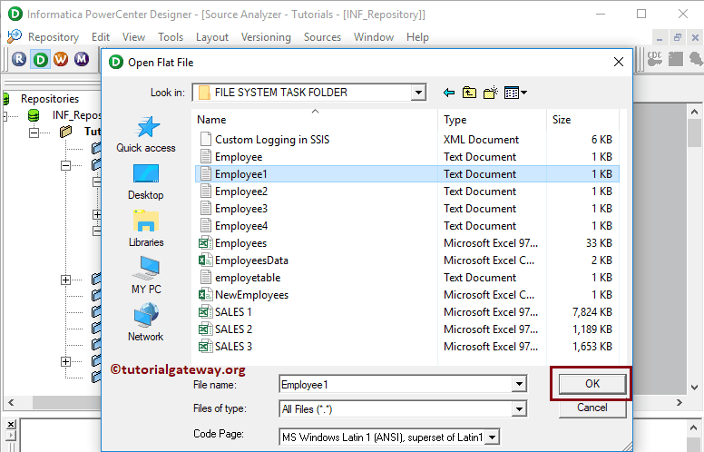 Load Multiple Text Files into SQL Server in Informatica 8