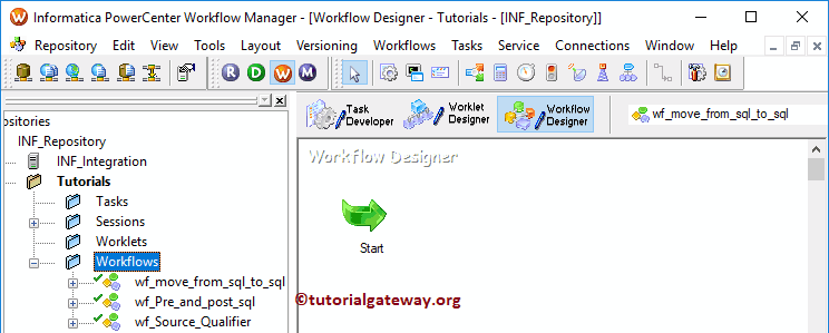 Move Data from SQL Server to another in Informatica 13