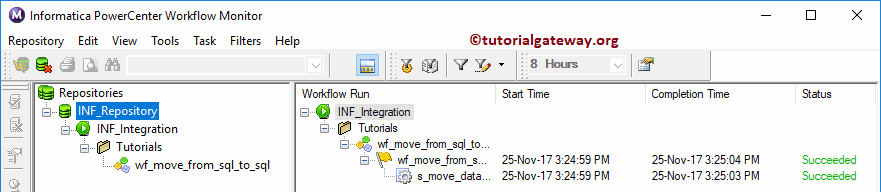 Move Data from SQL Server to another in Informatica 23