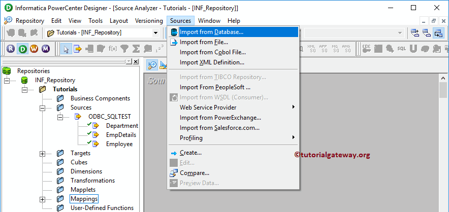 Move Data from SQL Server to another in Informatica 3